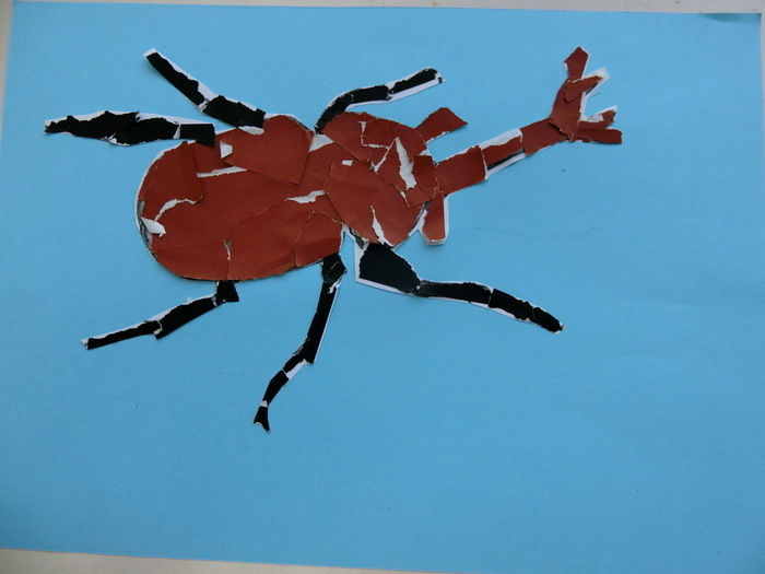 個人作品　10　かっこいいカブト虫