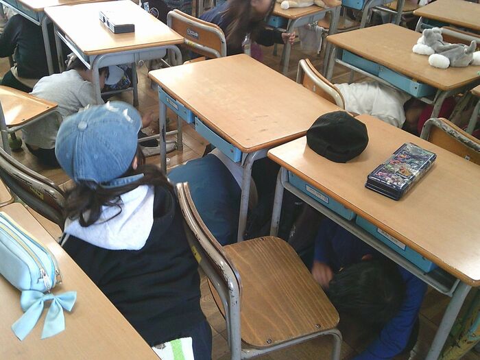 避難訓練の様子2