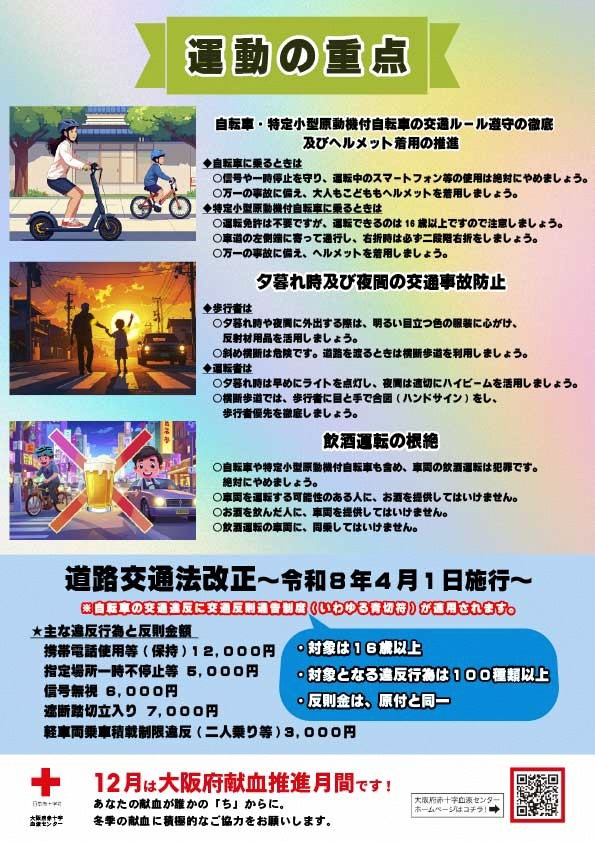 啓発チラシの裏面