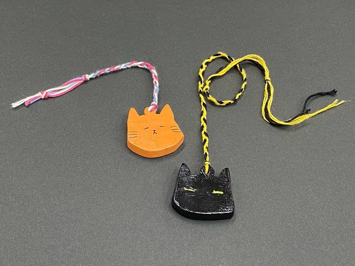 個人作品　08　木製キーホルダー