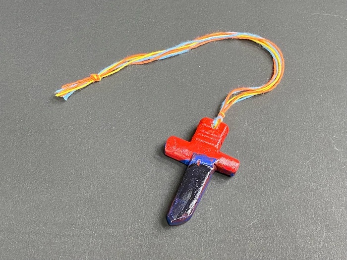 個人作品　09　木製キーホルダー