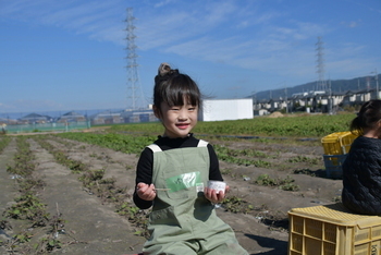 ジェラートを楽しむ少女