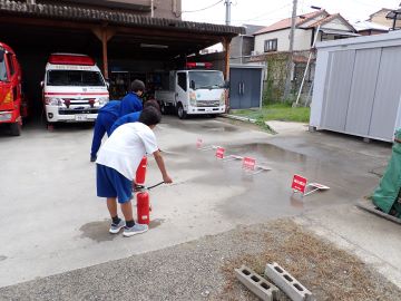 初期消火訓練