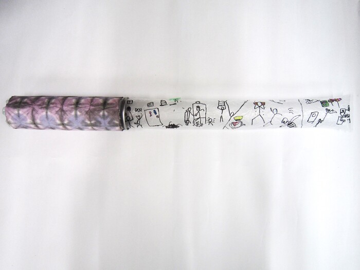 個人作品　19　トンネルから飛び出るパーティーでんしゃ