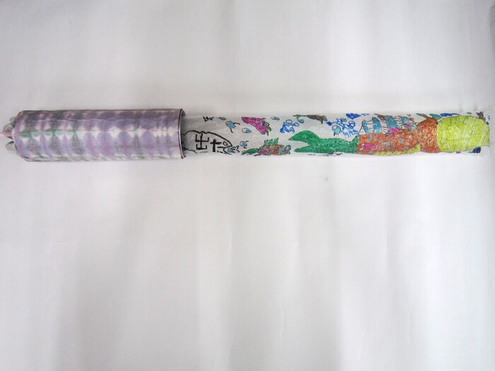 個人作品　24　新はっけん？！古だい生物のしんこう！！