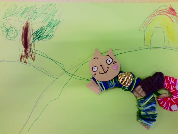 個人作品　03　ねこのおさんぽ