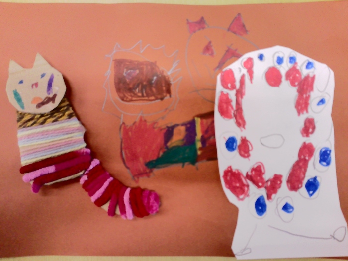 個人作品　22　おばけゾンビねこ　こわい