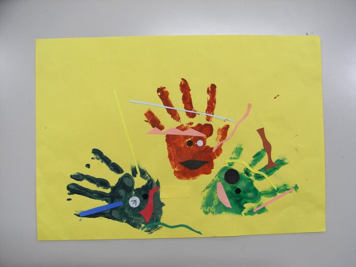 個人作品　18　大すきな友だちと先生