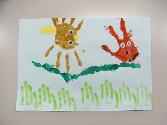 個人作品　22　森にすんでいる生き物