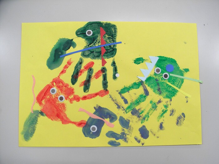 個人作品　30　葉の幼虫