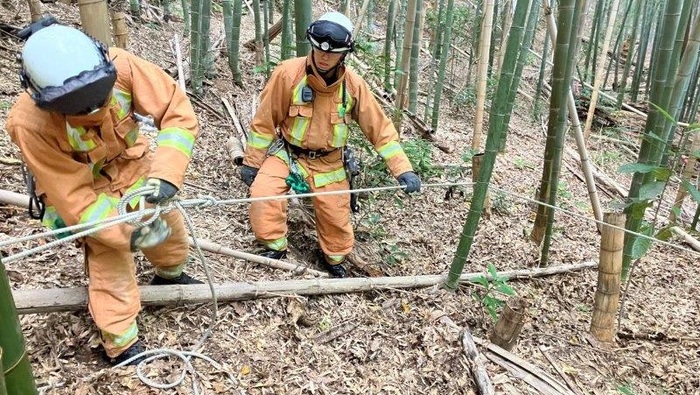 急傾斜でのフィックス線の設定