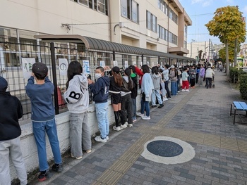 告知看板取り付け