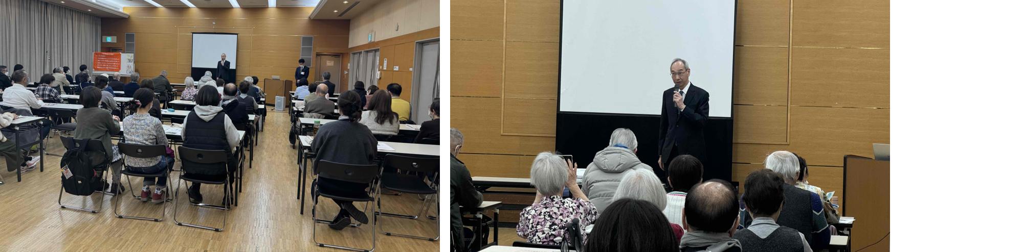 藤田病院長挨拶の様子