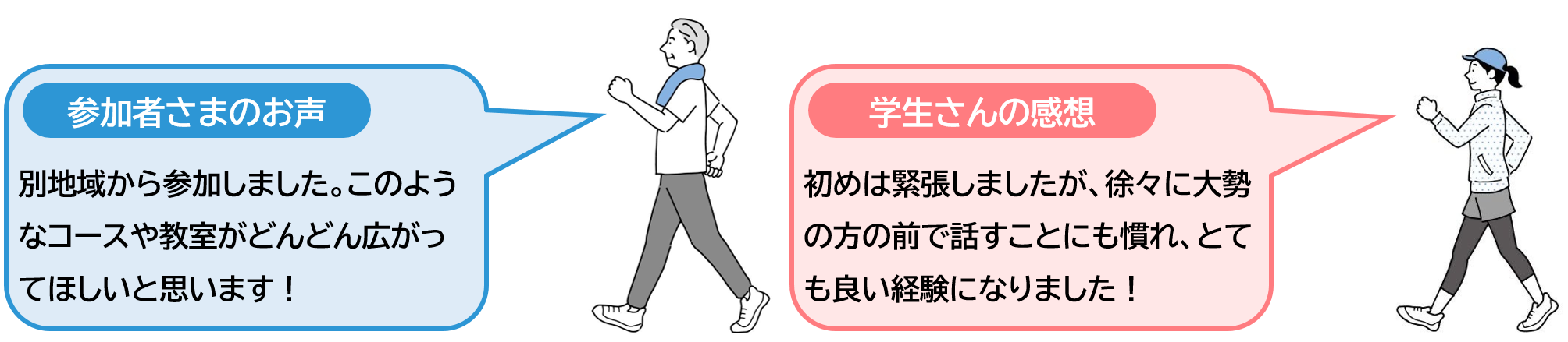 亀井中学校区コースに参加された方のお声