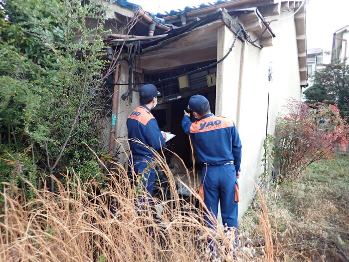 写真：空家調査
