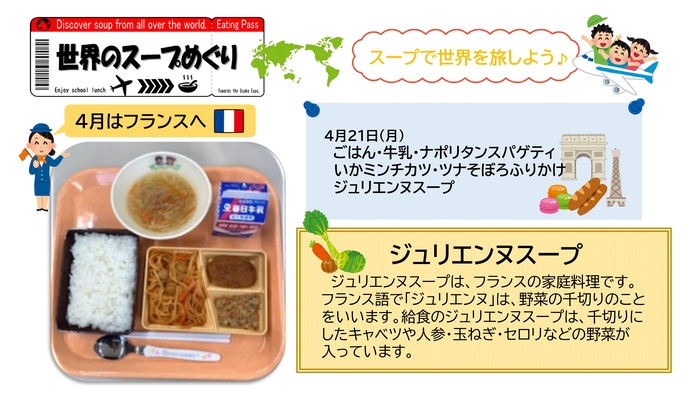 世界のスープの写真(令和7年4月)