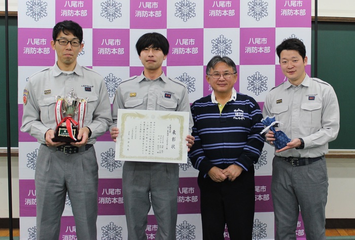 最優秀救急小隊の写真