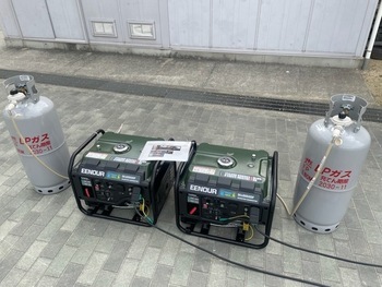 非常用発電機実施訓練
