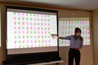 ぐー、ちょき、ぱーのイラスト