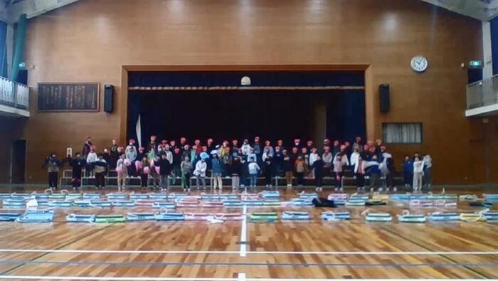 スイミーの音読劇の様子です。