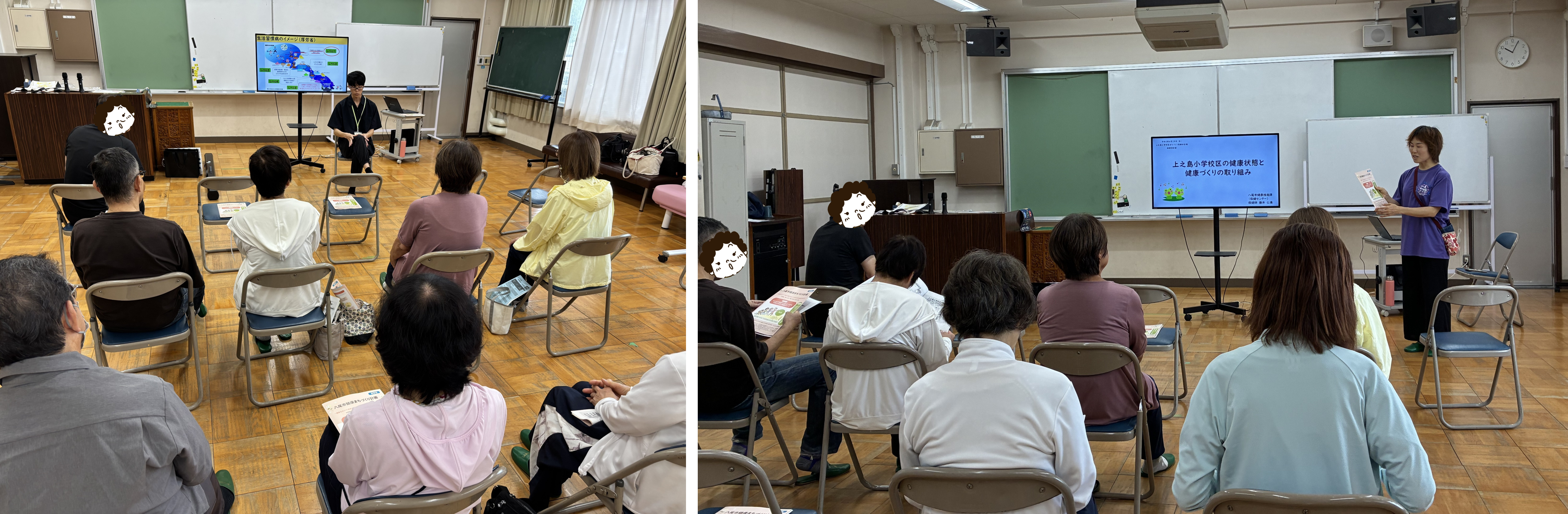 6月28日上之島健康相談会の様子