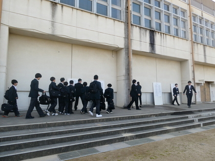 入学式の様子