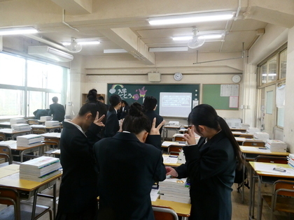 入学式の様子