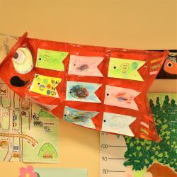 子どもが作ったこいのぼり