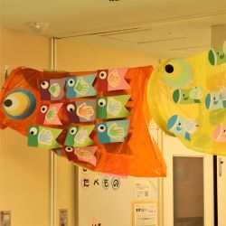 子どもが作ったこいのぼり