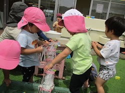 水遊び