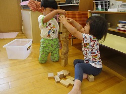 積み木遊び