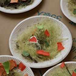 トウモロコシのヒゲのパスタ