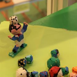 お祭り ブロックサッカー
