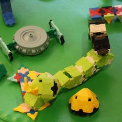 お祭り ブロック作品