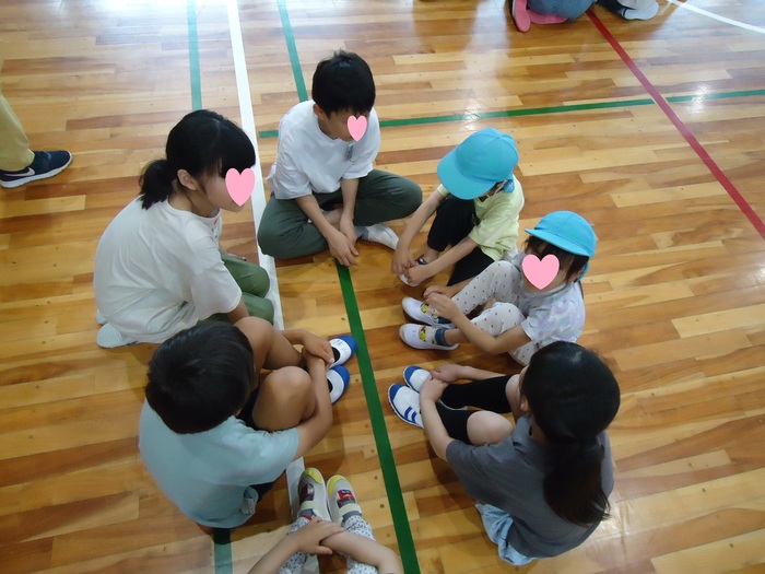 5年生せせらぎこども園との交流