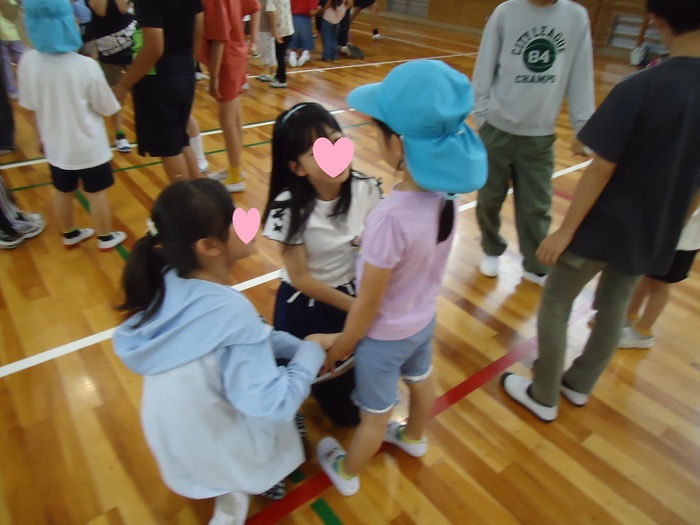 5年生せせらぎこども園との交流
