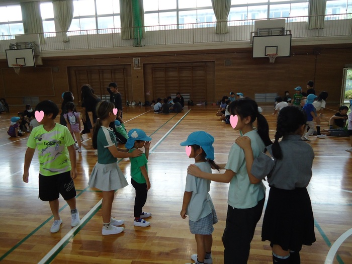 5年生せせらぎこども園との交流