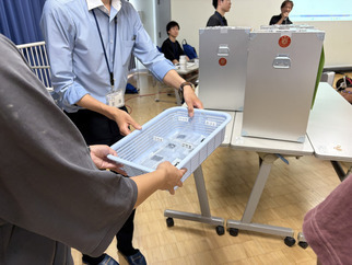 先生へのレクチャー