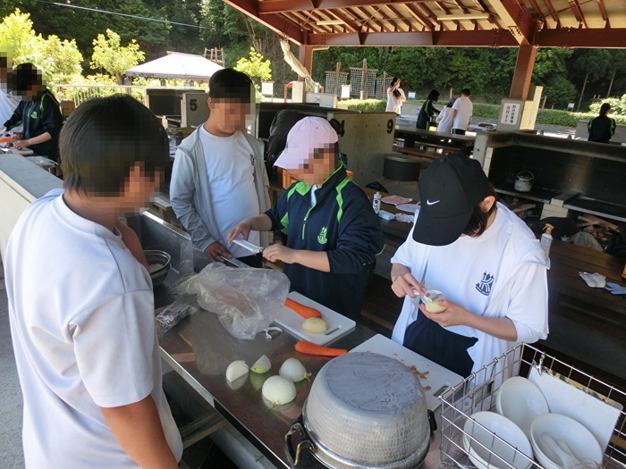 野外炊飯