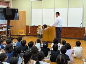 感謝状をいただく