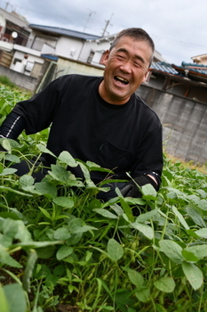 枝豆畑と西山さん