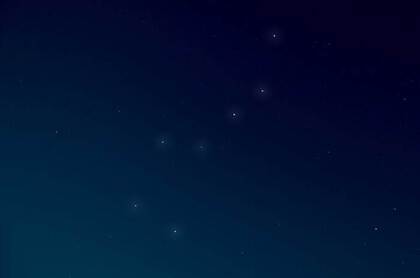 北斗七星（十三峠より撮影）