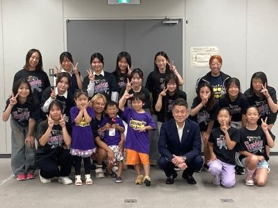 大松市長 表敬訪問【八尾市ダンス協会様】令和8年7月24日での様子
