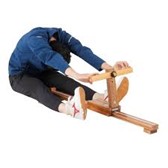 長座体前屈測定のやり方の画像です。
