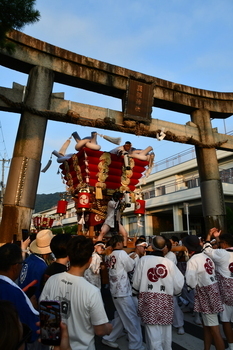玉祖神社の夏季祭礼（高安まつり）3
