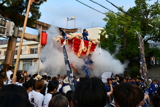 玉祖神社の夏季祭礼（高安まつり）1