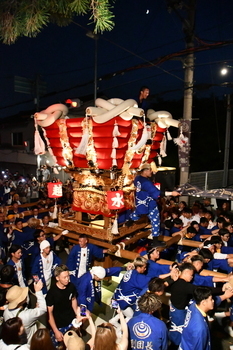 玉祖神社の夏季祭礼（高安まつり）12