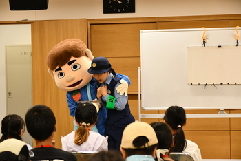 誘拐被害防止教室の様子