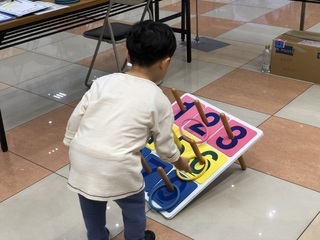 画像：わなげで遊ぼう！