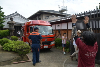 消防署から救急車も出動